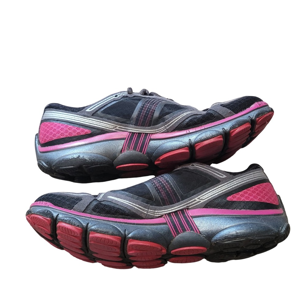 Brooks Womens 8 PureFlow Running Shoes Black Pink‎ 1201551B088 Athletic Sneakers